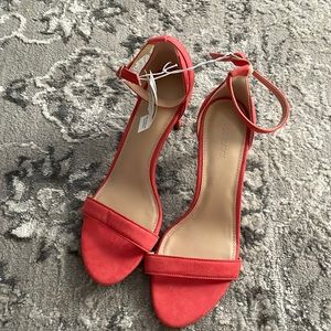 Coral Strappy Old Navy Heel Size 8